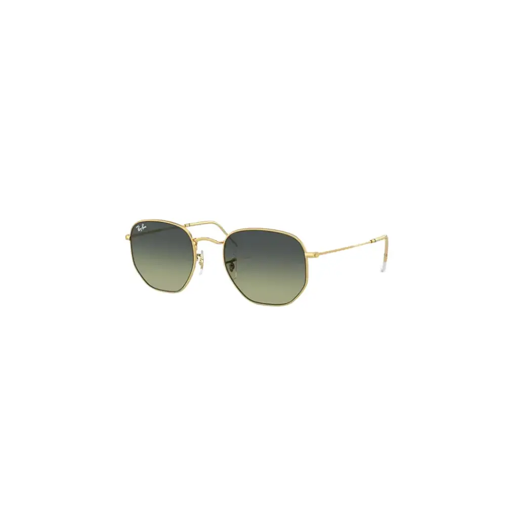 Lentes De Sol Rayban Hexagonal Dorado