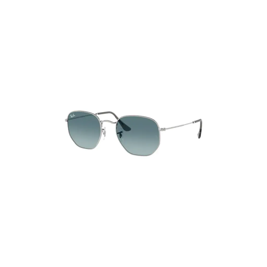 Lentes De Sol Rayban Plateado/Celeste