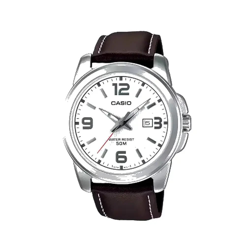 Reloj Casio Marrón Fondo Blanco