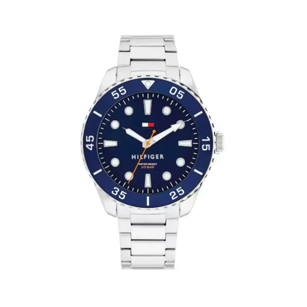 Reloj Tommy Hilfiger Plateado con Azul