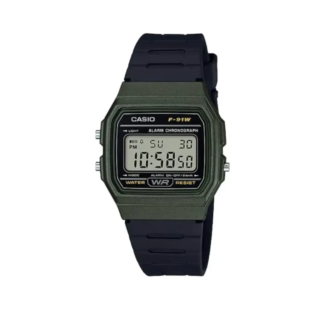 Reloj Casio Negro con Verde