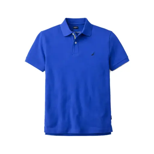 [K1700040P] Remera C/ Cuello Nautica Azul