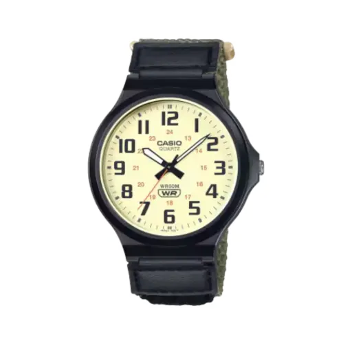 [MW-240B-3BVDF] Reloj Casio Negro/Verde