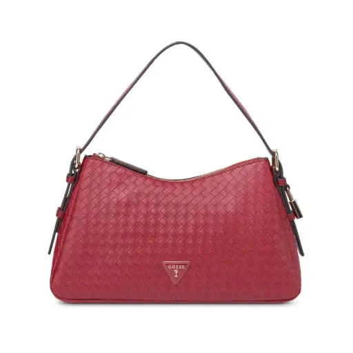 [MG986018BCR] Bolsa de Hombro Texturizada Guess Alisha