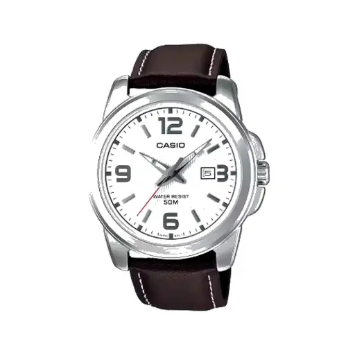 [MTP1314L7AVDF] Reloj Casio Marrón Fondo Blanco