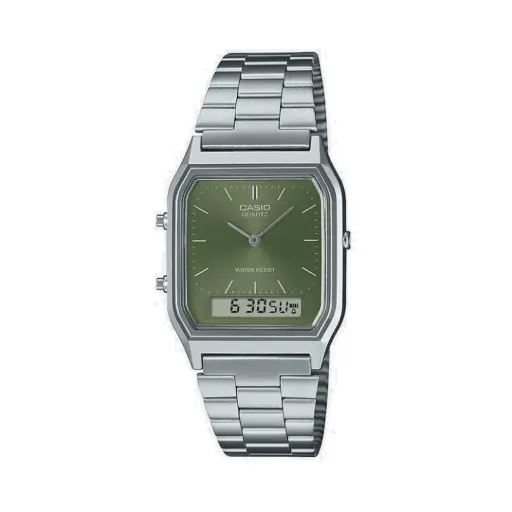 [AQ230A3AMQYDF] Reloj Casio Plateado