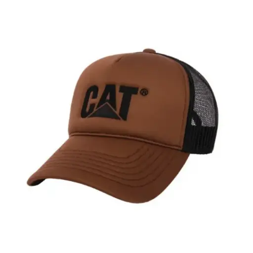 [4090003-11768] Gorra CAT Negro/Marrón