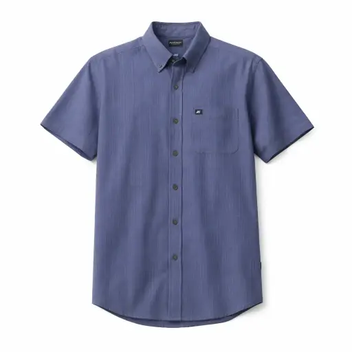 [2614070508] Camisa Quiksilver Moda Robin Azul