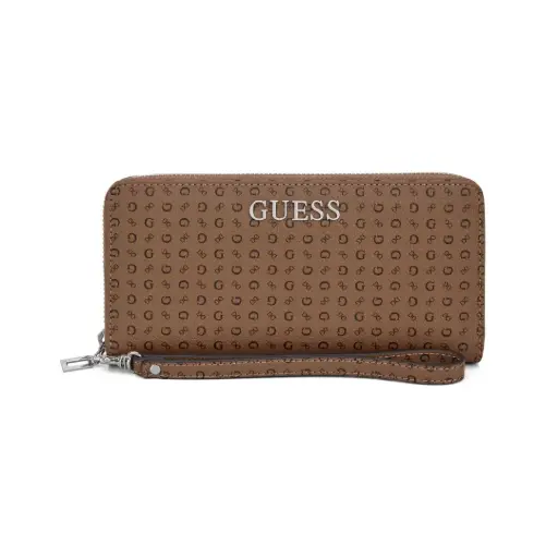 [H9455146BRO] Cartera Guess Abbas Slg Large Zip Around